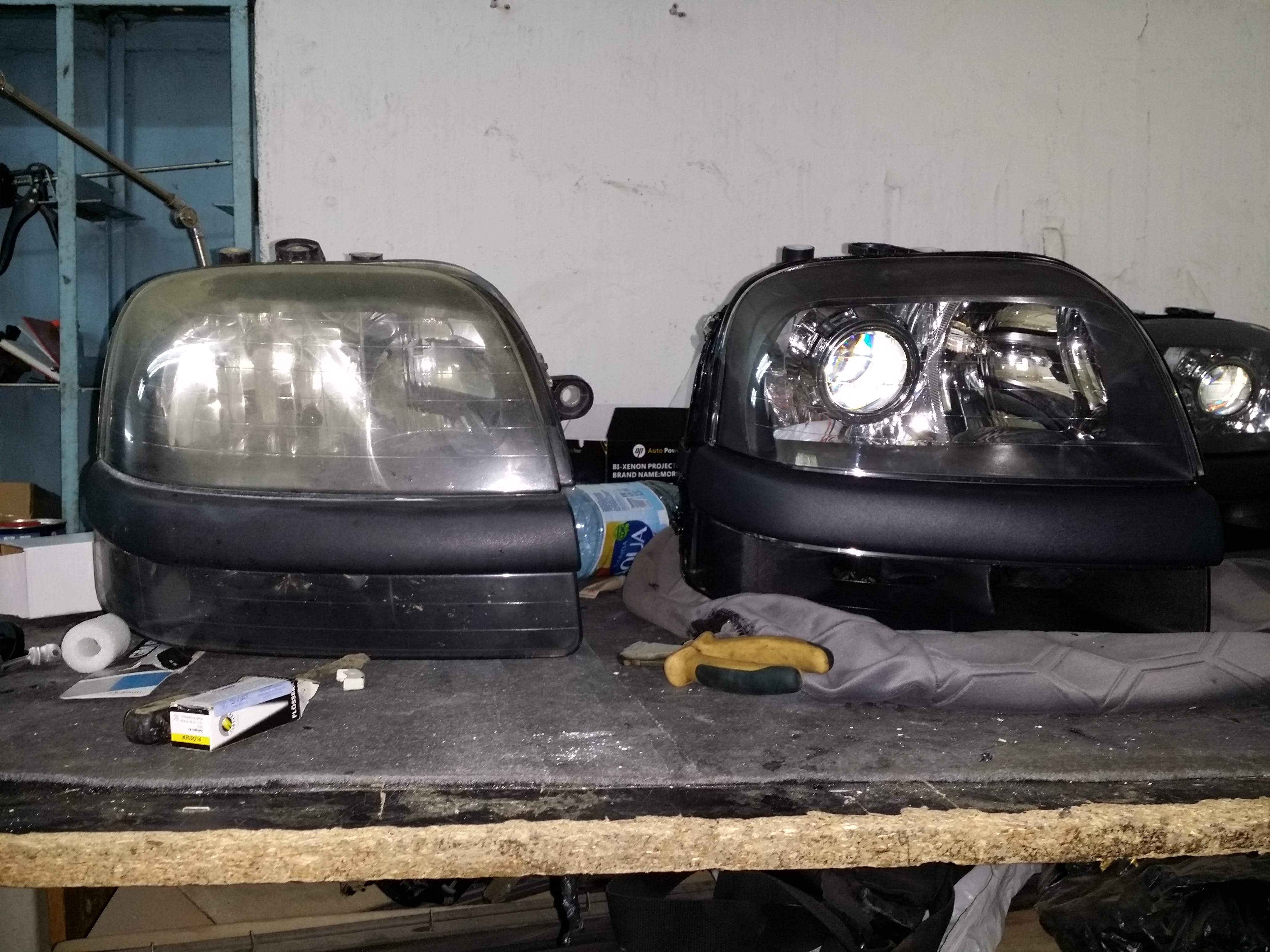 установка ксеноновых линз