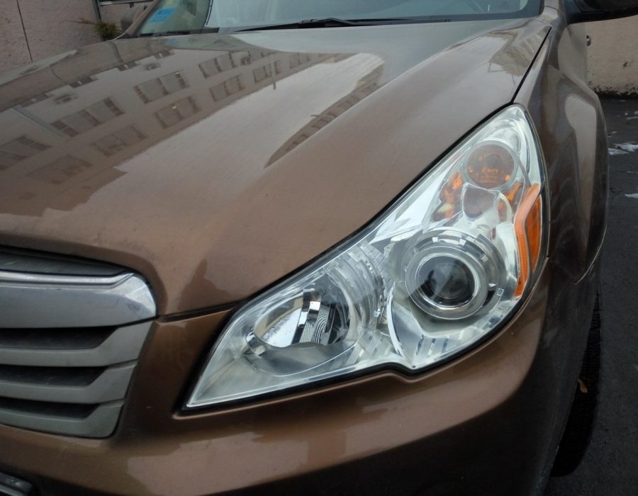 замена линз в фарах2 Установка линз в фару Subaru