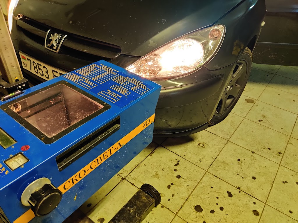 Регулировка фар в Минске